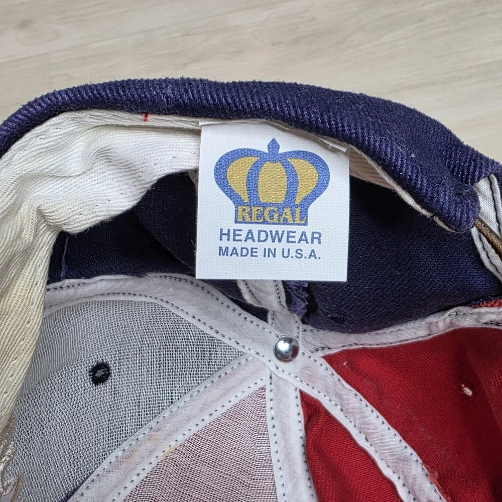 Vintage Regal Headwear Houston Cougars University Strap Back Hat‎ 2 Tone